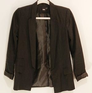ASOS Tailored Black Linen Blazer